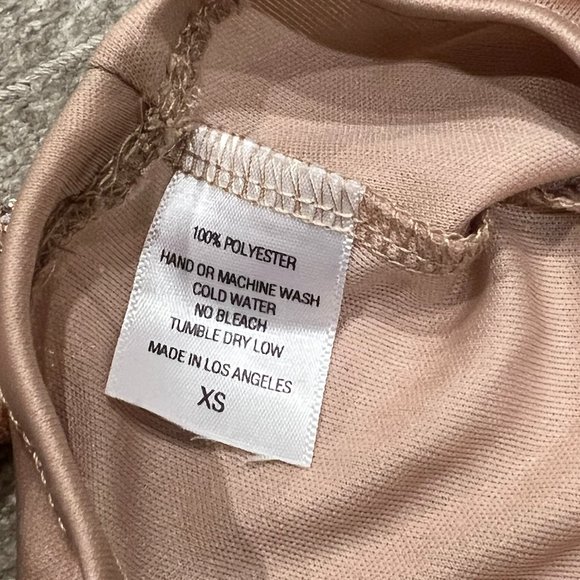 NWOT Party Girl Glitter Mesh Set in Gold XS - Picture 6 of 10